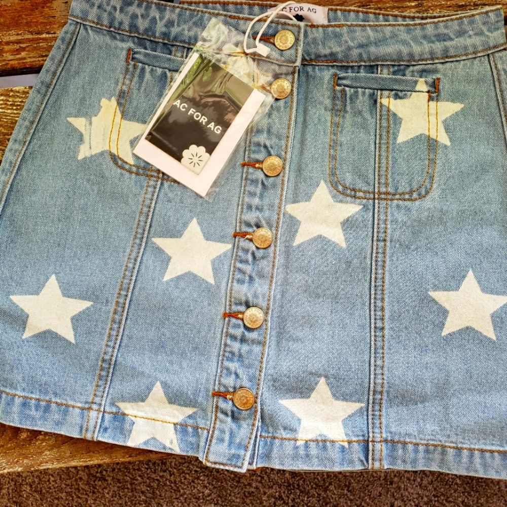 ☆NWT AC FOR AG Denim Skirt